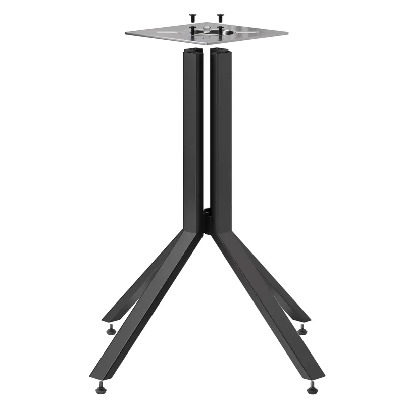 Sale ELVAS CLASSIC | Bistro Tischgestell | Schwarz | 4 Fuß | Säule: 76 cm