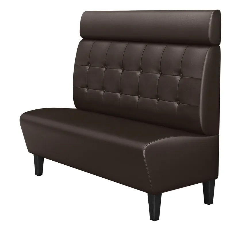 Top-Preis MIAMI | Gastrobank | B:H 180 x 128 cm | Braun | Chesterfield Button | Leder