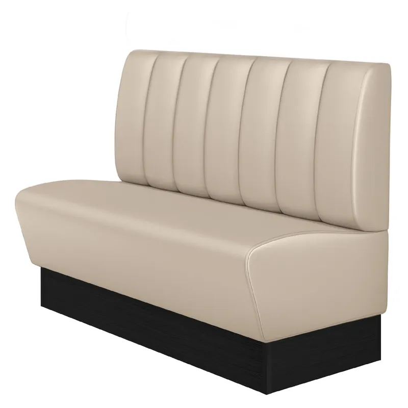 Versand Am Gleichen Tag DENVER | Gastrobank | B:H 120 x 103 cm | Creme | Gestreift | Leder