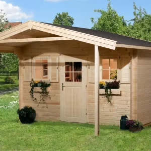 Garantierte Lieferung weka Weekendhaus 138 A Gartenhaus 4,5x5,9m