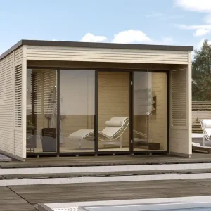 Garantierte Lieferung weka Design-Gartenhaus Cubilis 2.0 3,9x3,9m