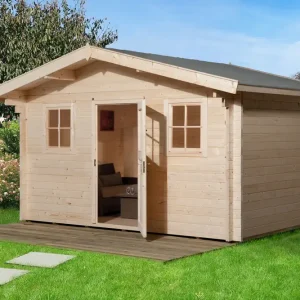 Gratis Versand weka Weekendhaus 138 Gartenhaus 4,5x4,5m