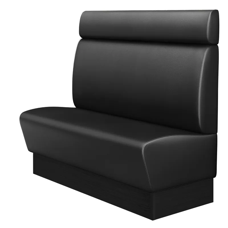 DENVER | Gastrobank | B:H 140 x 128 cm | Schwarz | Glatt | Leder Garantierte Lieferung