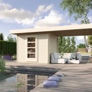 Ausverkauf weka Design-Gartenhaus wekaLine 172 B 6,3x3,8m