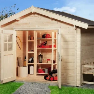 Direkt Vom Hersteller weka Gartenhaus Premium45 - 3,8x3,3m