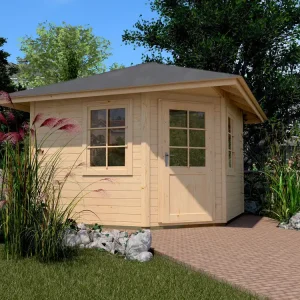 Finale Aktion weka Gartenhaus 149 5-Eck 3,8x3,8m