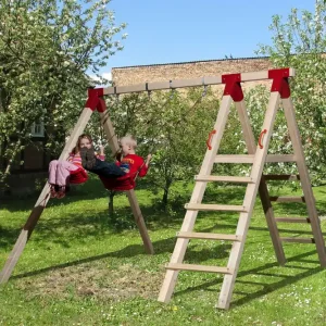 Heißes Angebot Tabaluga Drachenschaukel mit Podest, 2 Schaukelbretter