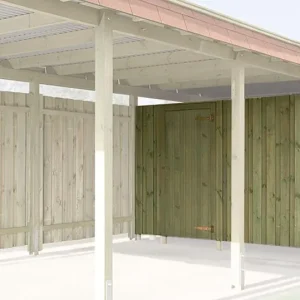 Ausverkauf Geräteraum für Carports, kdi, 20 mm