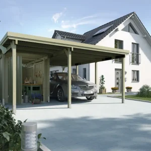 Direkt Vom Hersteller weka Carport 607 Gr.2, inkl. XL Geräteraum