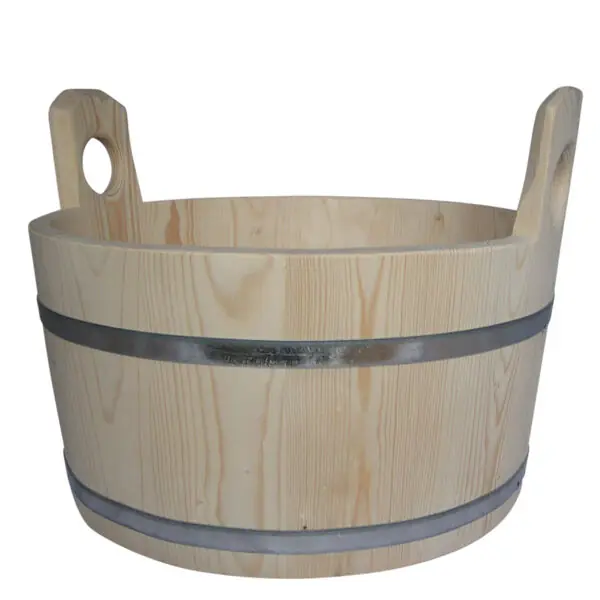 Bestpreis 30 L Finnischer Saunakübel mit Holz-Griff
