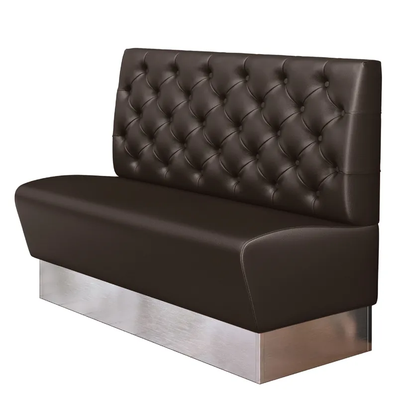 Top-Angebot DALLAS | Gastrobank | B:H 200 x 103 cm | Braun | Chesterfield | Leder