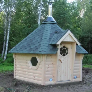 Solange Der Vorrat Reicht Arctic Saunakota 9 m2, schwarz