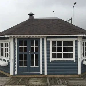 Grillpavillon Victoria Oval 18 m2, schwarz, ohne Grillanlage, 1 von 8 zum öffnen Solange Der Vorrat Reicht