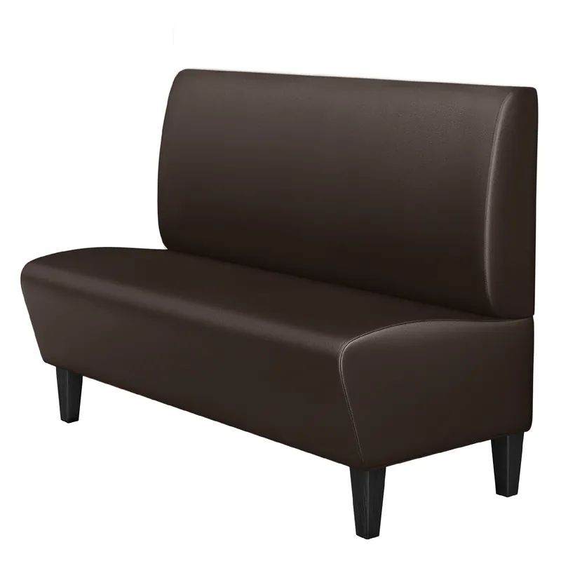 Top-Preis MIAMI | Gastrobank | B:H 160 x 103 cm | Braun | Glatt | Leder