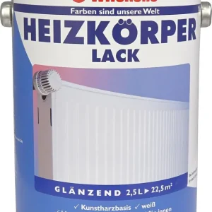Zertifiziert Wilckens Heizkörperlack Weiß glänzend 2.5l