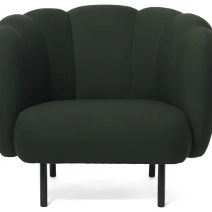 Nur Für Kurze Zeit Warm Nordic Cape Lounge Chair Stitch SH: 42 cm – Waldgrün