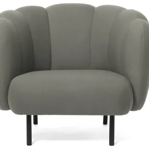 Warm Nordic Cape Lounge Chair Stitch SH: 42 cm – Warm Grey Preis Gesenkt