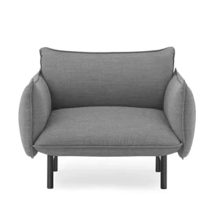 Finale Aktion Normann Copenhagen Ark Sessel SH: 43 cm – Schwarzer Stahl/Canvas 134