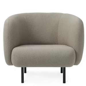 Warm Nordic Cape Lounge Chair SH: 42 cm – Taupe Neue Ware