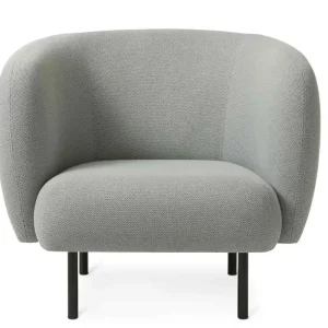 Warm Nordic Cape Lounge Chair SH: 42 cm – Mintgrau Ausverkauf