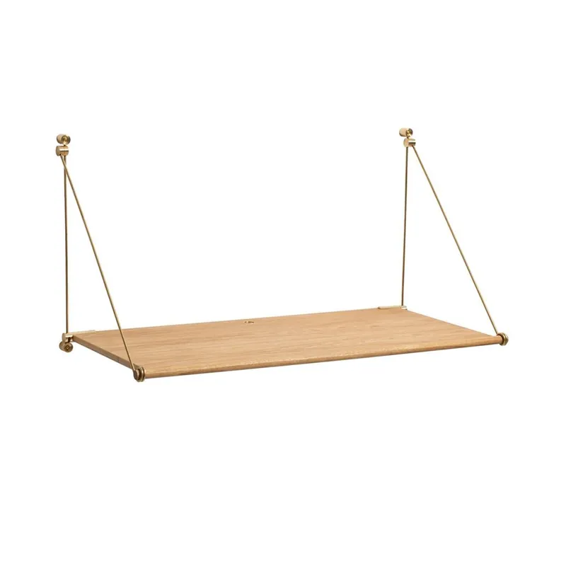 Mega-Angebot We Do Wood Loop Schreibtisch B: 104 cm – Eiche/Messing