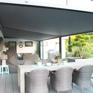 Unterdachmarkise Trend 250 SZ anthrazit 6 x 5 m Schneller Versand