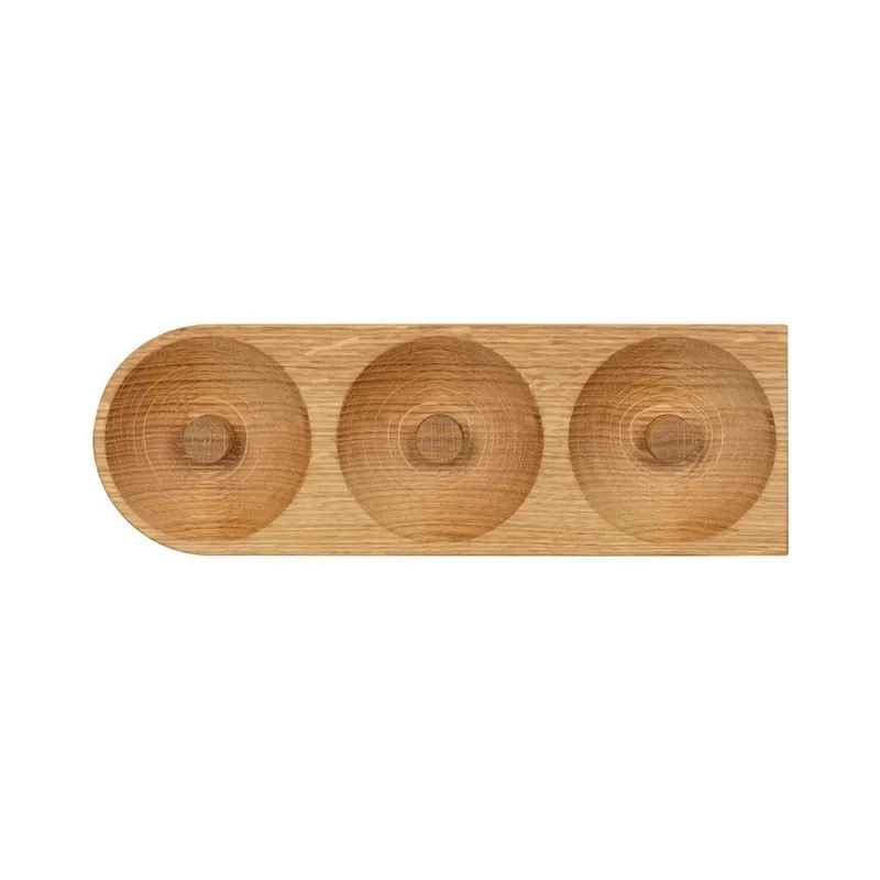 We Do Wood Solid Hook 3 Haken L: 36 cm – Eiche Aktuell