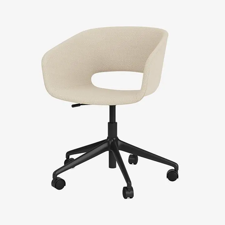 Top-Preis Montana Marée 406 Bürodrehstuhl auf Rollen SH: 40-52 cm - Hallingdal 200/Schwarz Recycelter Kunststoff