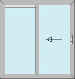Sale Aluminium Schiebetür Glas anthrazit 4,5 m 2-teilig