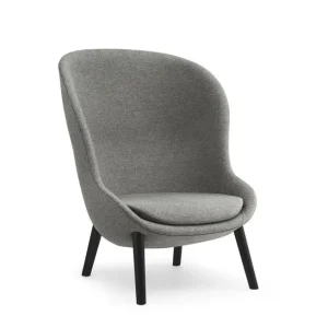 Normann Copenhagen Hyg High Loungesessel SH: 40 cm – Camden/Sort Eg Knallerangebot