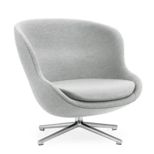 Echt Normann Copenhagen Hyg Low Loungesessel SH: 40 cm – Partner/Aluminium
