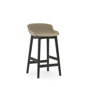 Sonderangebot Normann Copenhagen Hyg Barhocker vorne gepolstert SH: 65 cm – Affix/Schwarze Eiche