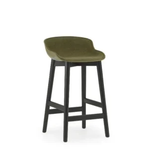 Normann Copenhagen Hyg Barhocker vorne gepolstert SH: 65 cm – Interfuse/Schwarze Eiche Billig