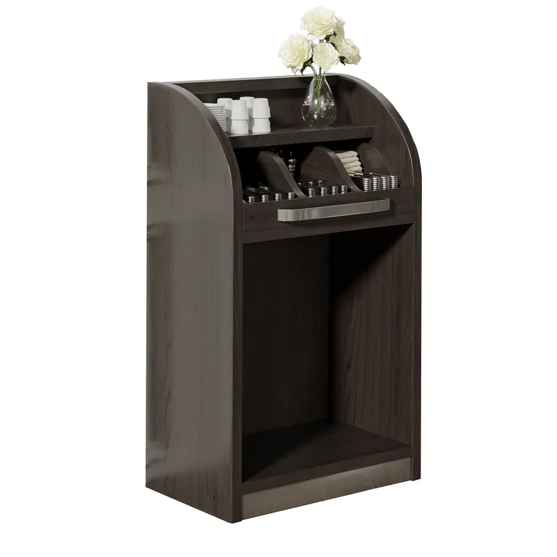 Top-Angebot LEA | Besteckschrank | B55cm x H105 | Wenge-Schwarz | Soft-Close