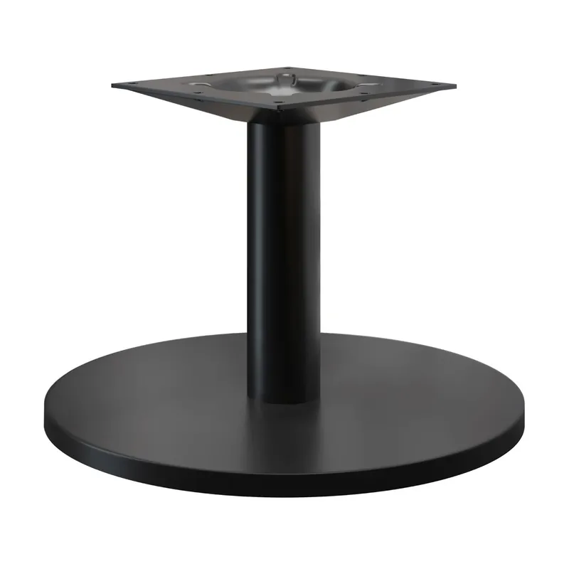 Sofort Bestellen NIZZA | Bistro Lounge Tischgestell | Schwarz | Fuß: Ø 50 cm | Höhe: 36 cm