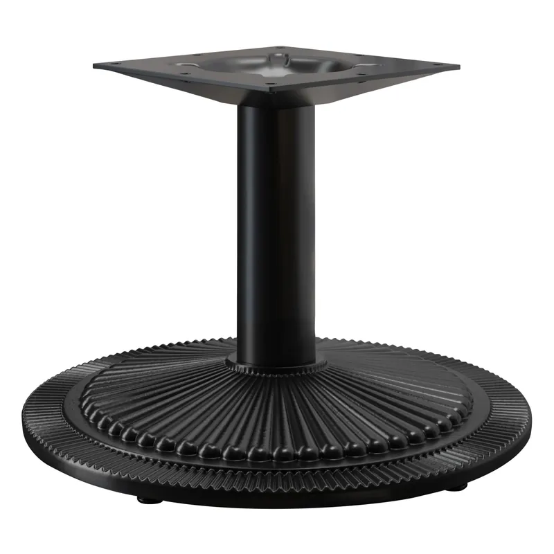 Sofort Bestellen MAXIM | Bistro Lounge Tischgestell | Schwarz | Fuß: Ø 45 cm | Säule: 7,6 x 40 cm