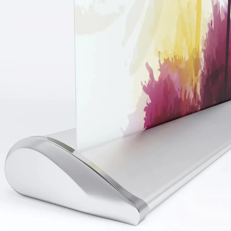 Schneller Versand AlaBama | Roll Up Banner | Alu Silber | 100x200cm | Premium