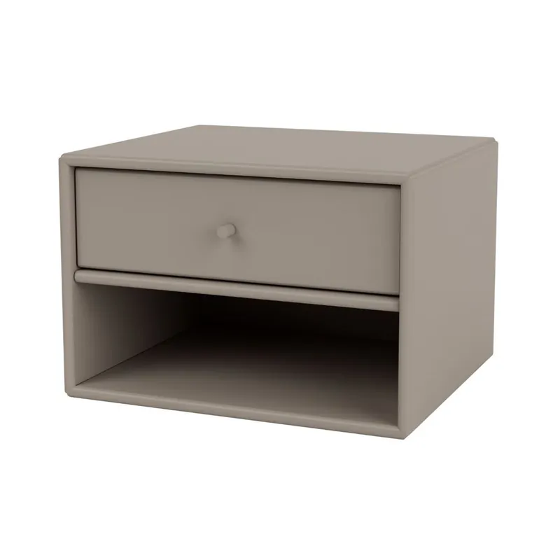 Aktuell Montana Selection Dash Nachttisch mit Aufhängevorrichtung 35,4 x 24 x 30 cm - 141 Trüffel