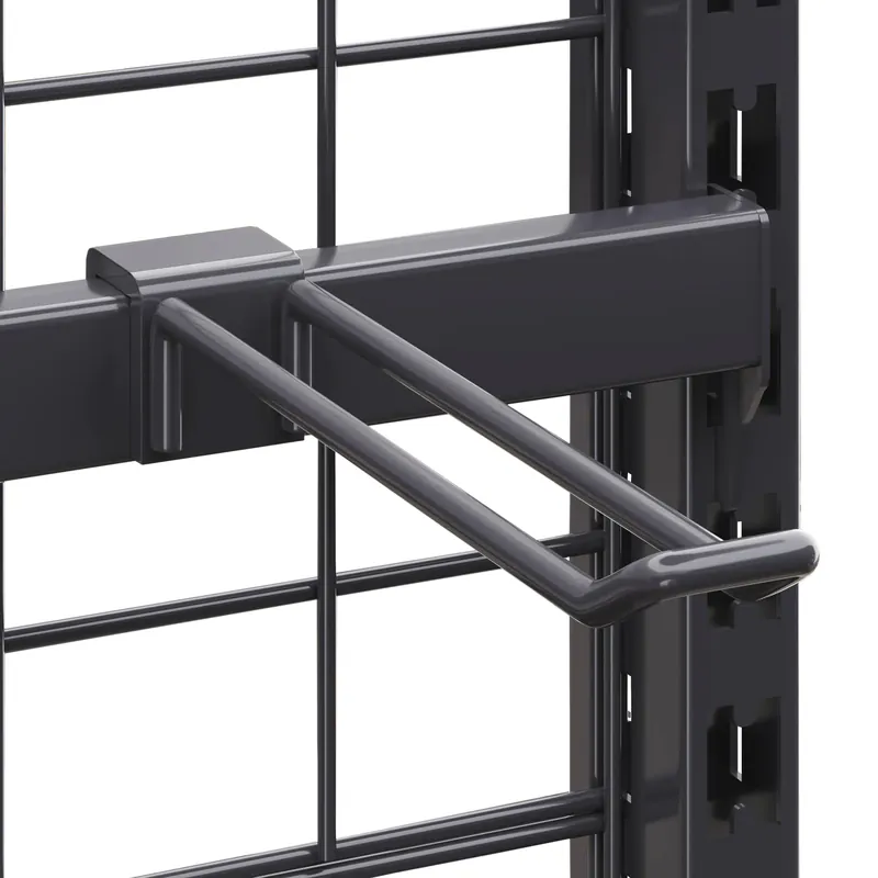 Angebot BROOKLYN | Aufsteckhaken | 10cm | Anthrazit | Doppelhaken