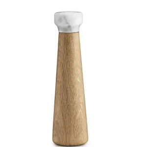 Normann Copenhagen Craft Salzmühle, groß, H: 27 cm – weißer Marmor/Eiche Kracherpreis