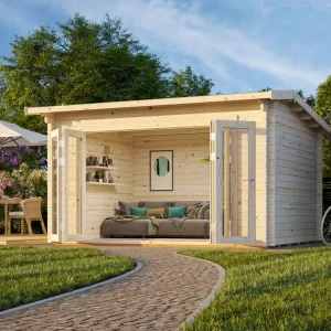 Pultdach Gartenhaus Ines 11,1 m² Nur Heute