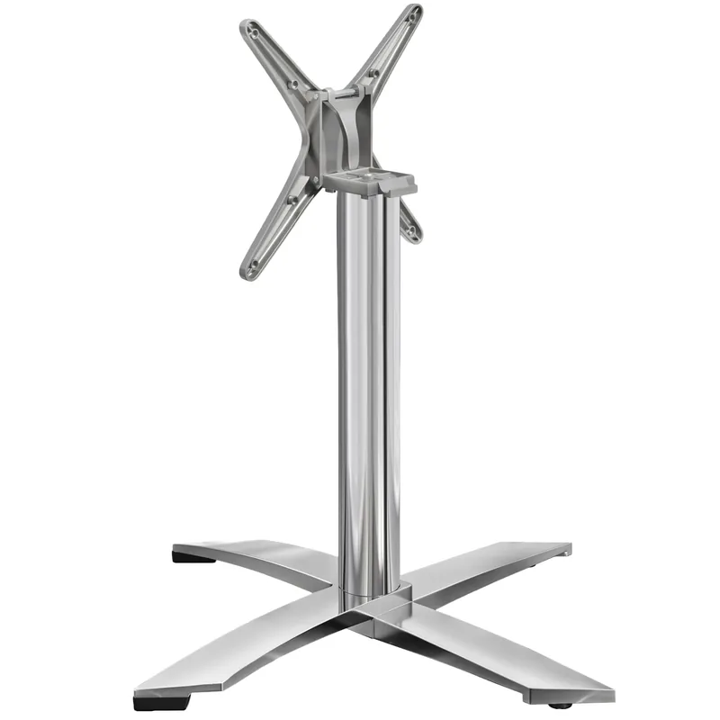Sofort Bestellen THIAGO | Bistro Tischgestell | 4 Fuß | Fuß: Ø 60 cm | Säule: 6 x 73 cm | Alu / Klappbar