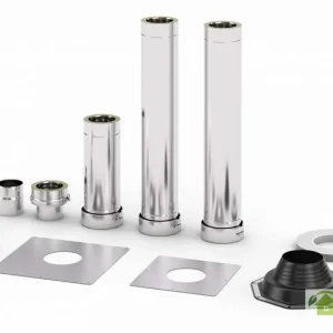 Schornsteinsystem Nr.1 für Saunaofen Fintec Troll & Lora Aktuell