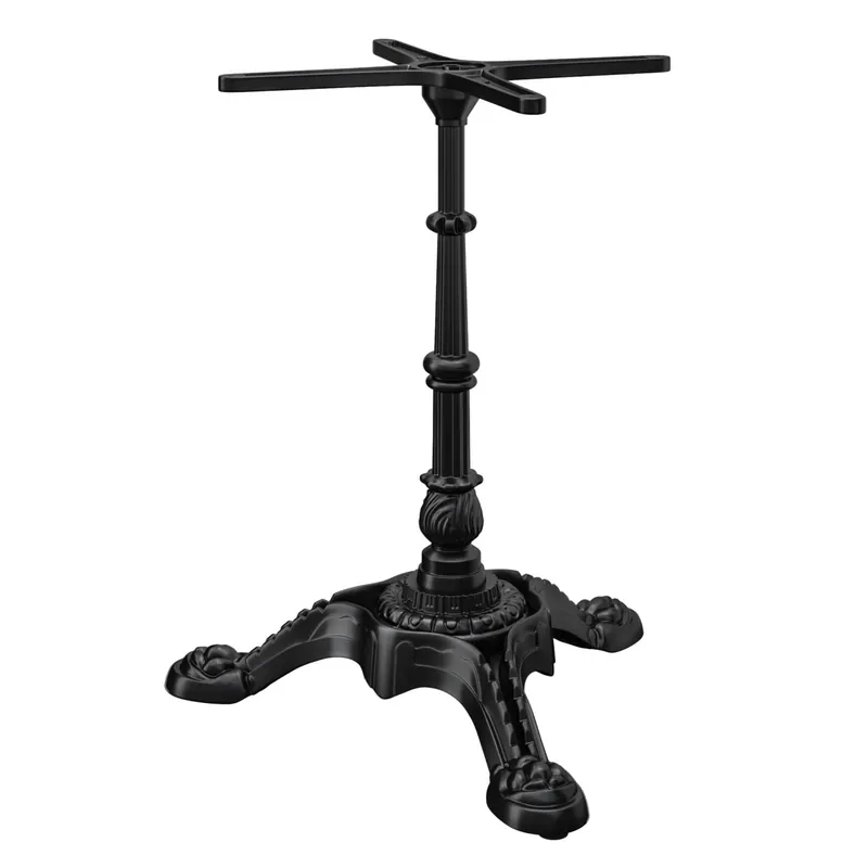 Aktuell PARIS | Bistro Tischgestell | Schwarz | 3 Fuß: Ø 50 cm | Säule: 72 cm