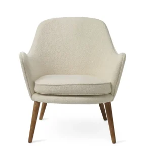 Zertifiziert Warm Nordic Dwell Lounge Chair SH: 46 cm – Creme