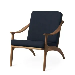 Solange Der Vorrat Reicht Warm Nordic Lean Back Lounge Chair SH: 41 cm – Teak/Granitgrau