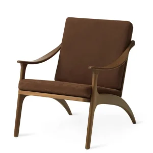 Warm Nordic Lean Back Lounge Chair SH: 41 cm – Teak/Terra Kostenloser Versand