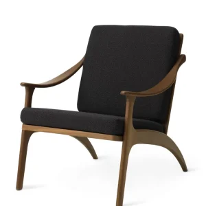 Knallerangebot Warm Nordic Lean Back Lounge Chair SH: 41 cm – Teak/Mocca