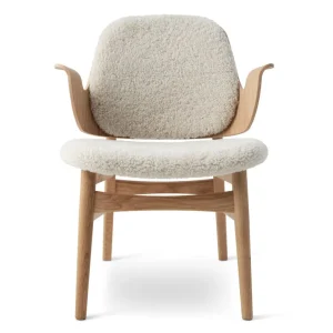 Warm Nordic Gesture Lounge Chair SH: 46 cm – Eiche/Mondlicht Neue Kollektion