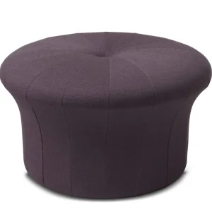 Warmer Nordic Grace Pouf Ø: 77 cm - Aubergine Solange Der Vorrat Reicht